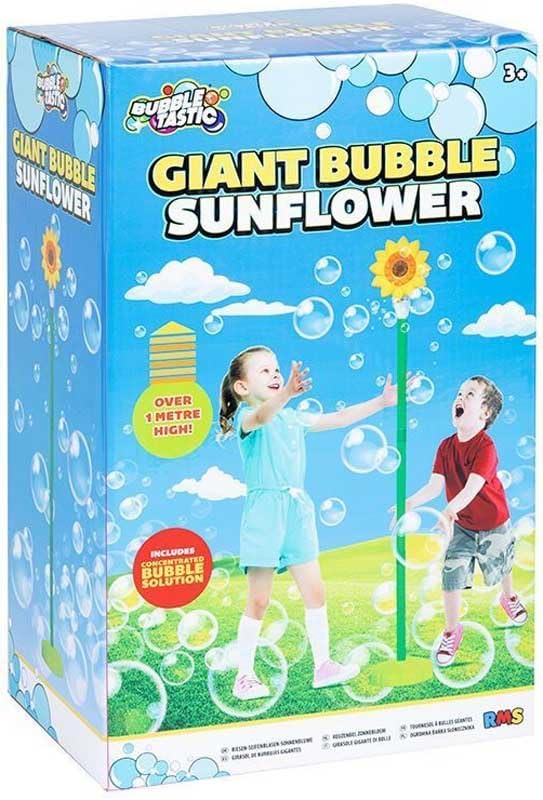 Summer Fun - Giant Bubble Sunflower 1M Tall Outdoor Bubble Maker - Party Favour Prize Children's Entertainment- Beach Sandpit