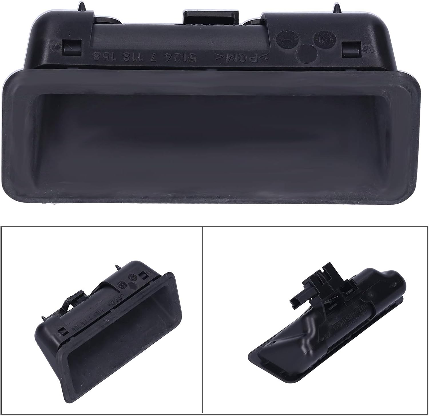 Car Trunk Switch Cartailgate Release Switch Trunk Lid Handle 51247118158 Replacement Accessories for 5 Series E60/E61 2004-2010