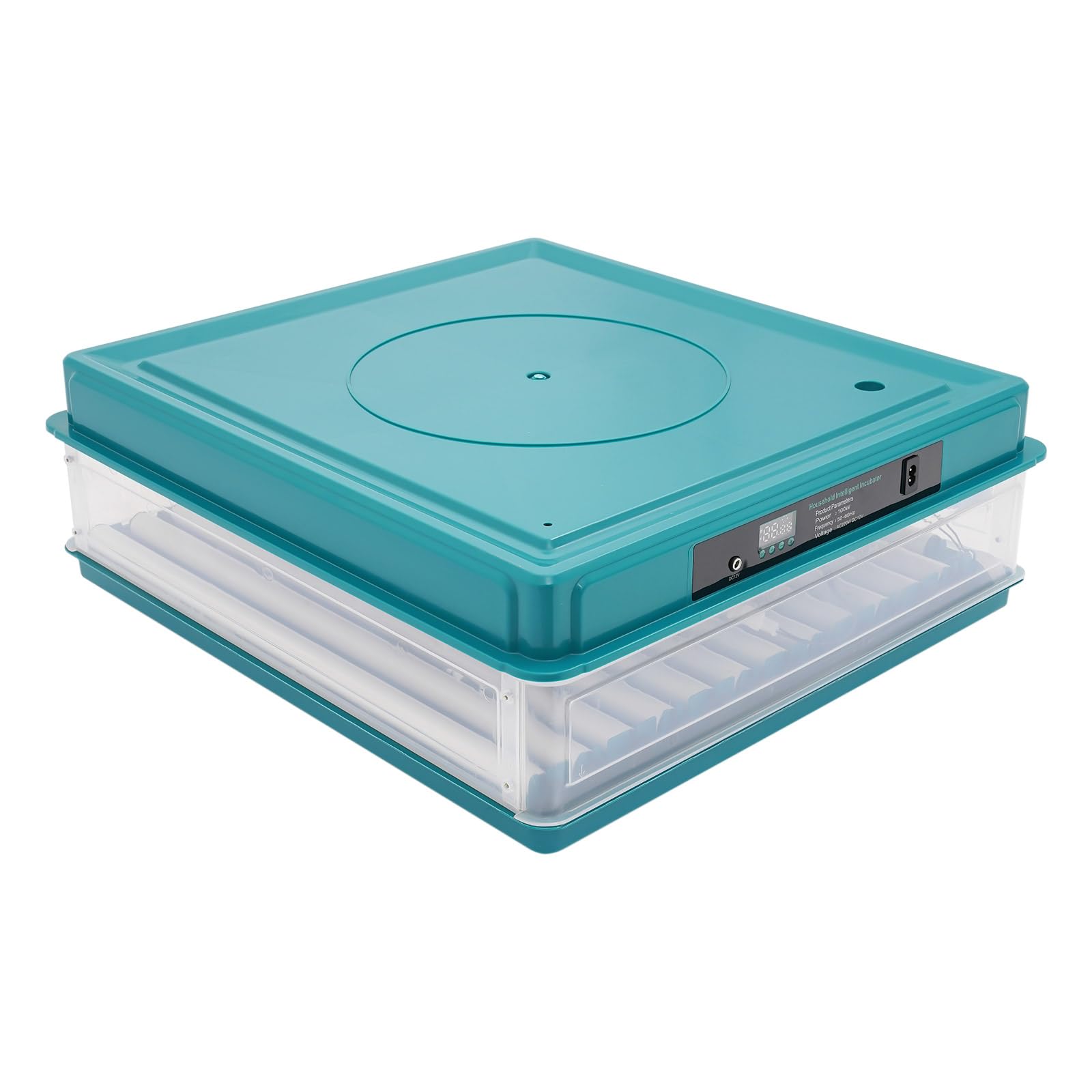 Incubadora totalmente automática para 130 huevos, giro automático y control de temperatura, incubadora de huevos para pollos, patos, codornices, incubadora de pollos ideal para el hogar y