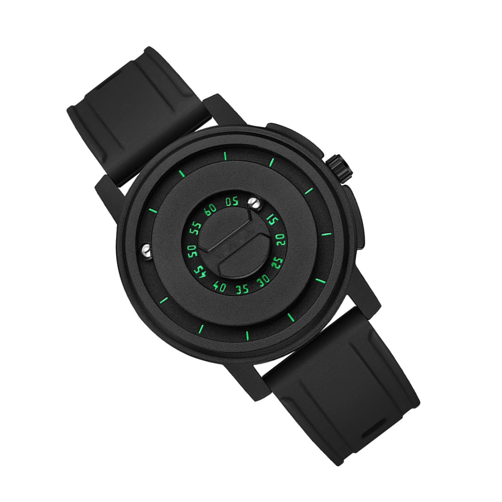 Naroote Orologio a Levitazione Magnetica, Bracciale in Silicone Minimalista, Orologi Al Quarzo Leggeri per Uomo e Donna