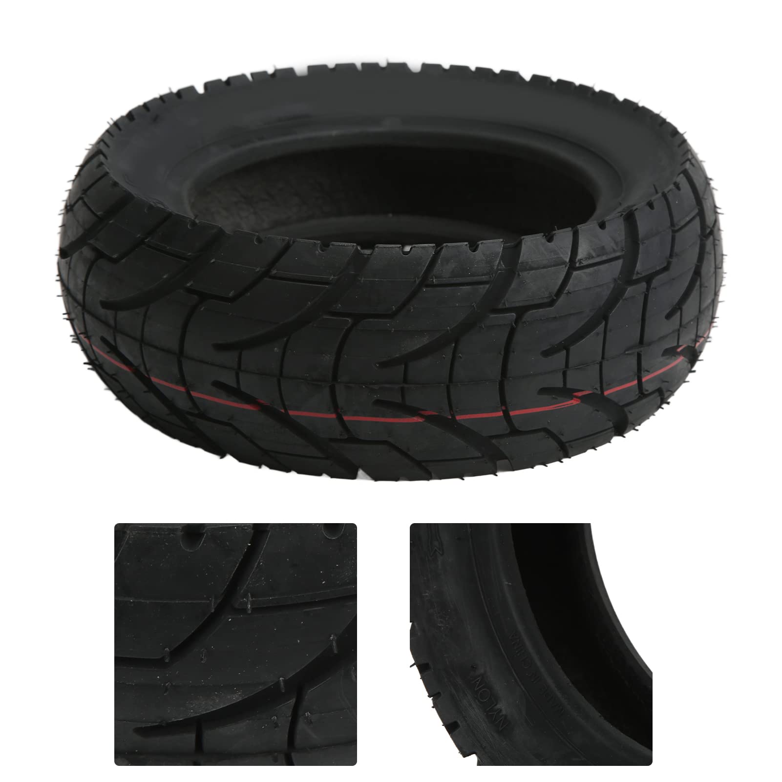 Pneus de Scooter Électrique, 10 pouces, Pneu Sans Chambre à Air Auto-Réparable, 80/60-6 Pneu Tubeless, pour Accessoire de M4 M4Pro