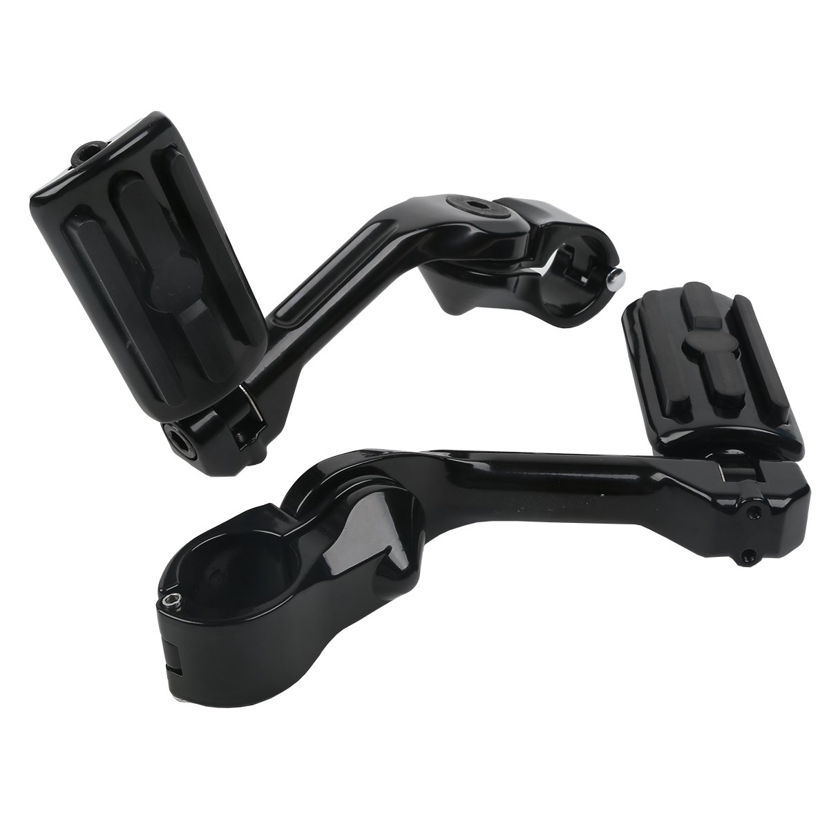 Poggiapiedi 32mm regolabile autostrada Lungo Assemblaggio Pedane Adatto Per Harley Touring Road King