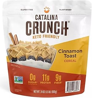 Catalina Crunch Keto-Friendly Breakfast Cereal, Cinnamon Toast (24 oz.)