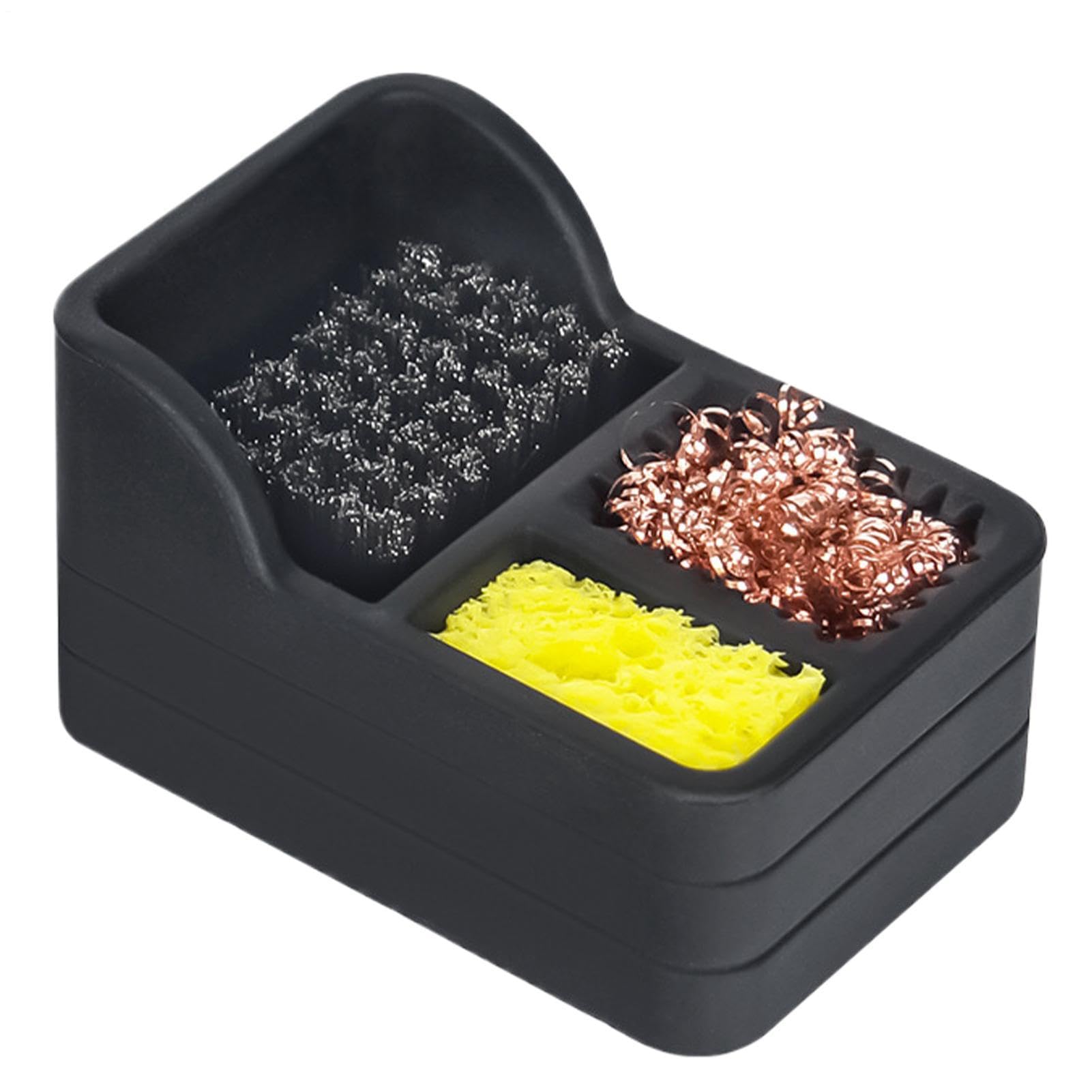 Laine de laiton à souder – Nettoyant portable pour pointes | Bobine en laiton avec brosse en acier, kit de nettoyage dense pour réparation électronique, outil de soudure pour projets d'artisanat