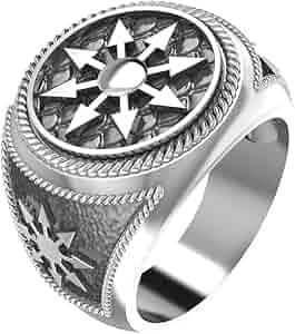 Amazon.com: Gothic Magic Chaos Star Crossed for Men's Ring