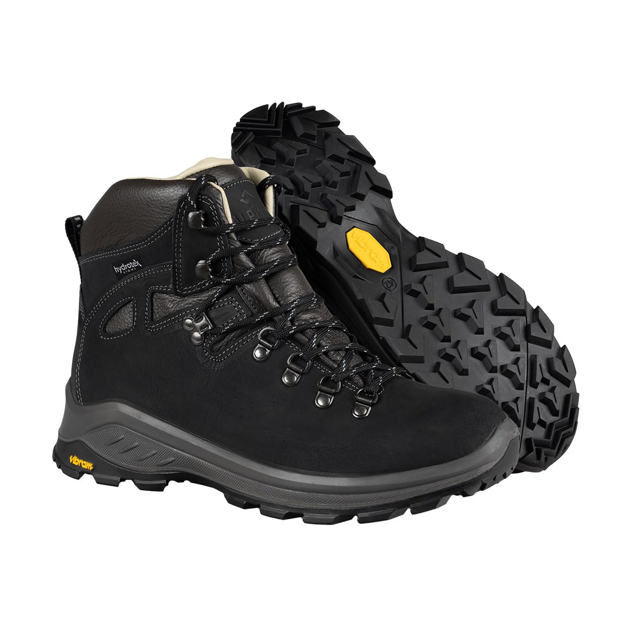 Alpinus - Buty Trekkingowe Męskie Parnas, Buty Turystyczne, Górskie, Hikingowe, czarne MG11652