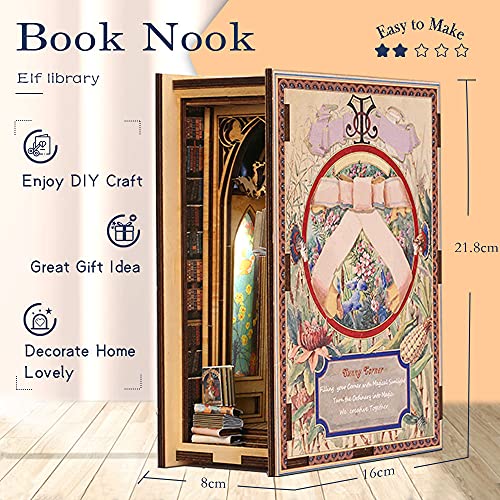 CUTEBEE Book Nook Modello Kit fai da te Casa delle...