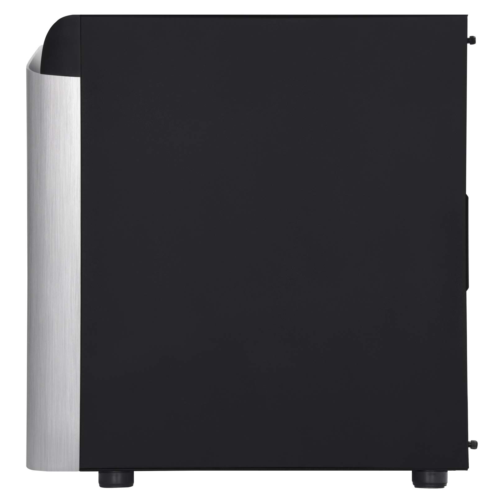 CAJA PC SILVERSTONE SST-SEA1SB-G - ATX SETA A1 LATERAL DE VIDRIO TEMPLADO PLATEADO/NEGRO