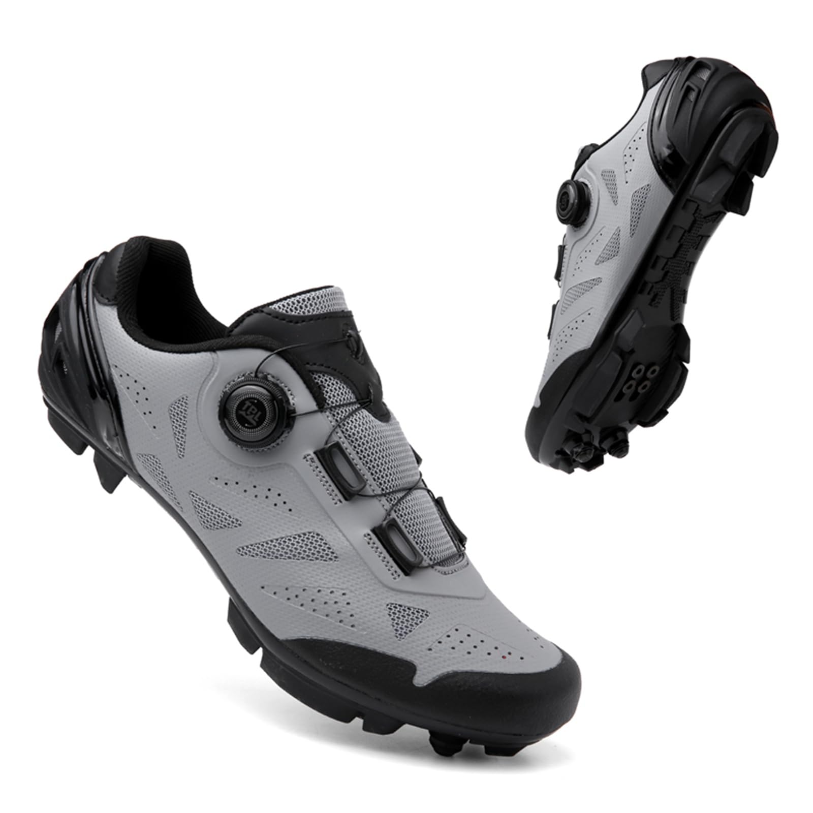 Scarpe da Mountain Bike da Uomo Scarpe da Ciclismo MTB Compatibili con Il Sistema SPD per La Guida All'aperto Indoor con Tacchetti SPD