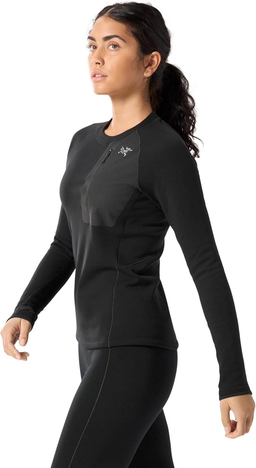 Arc'teryx Kyanite Baselayer Crew Neck Women's | Our Warmest Stretch-Fleece Base Layer Crew - Image 2