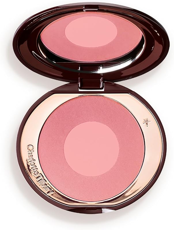 Charlotte Tilbury Cheek to Chic Powder Blush - Two-Tone Cheek Makeup with a Radiant, Luminous Finish - Buildable Color that Smooths, Buffs & Blends for a Light Reflecting Glow