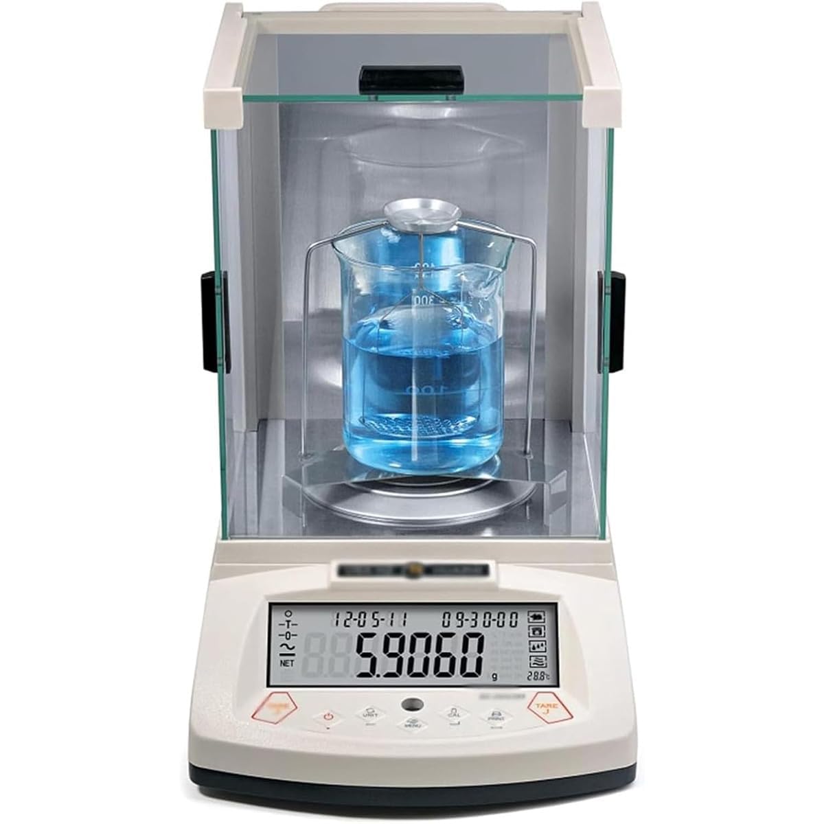 Kit de détermination de la densité de précision pour liquides et solides, cadre d'équilibre par gravité spécifique au laboratoire pour des mesures précises