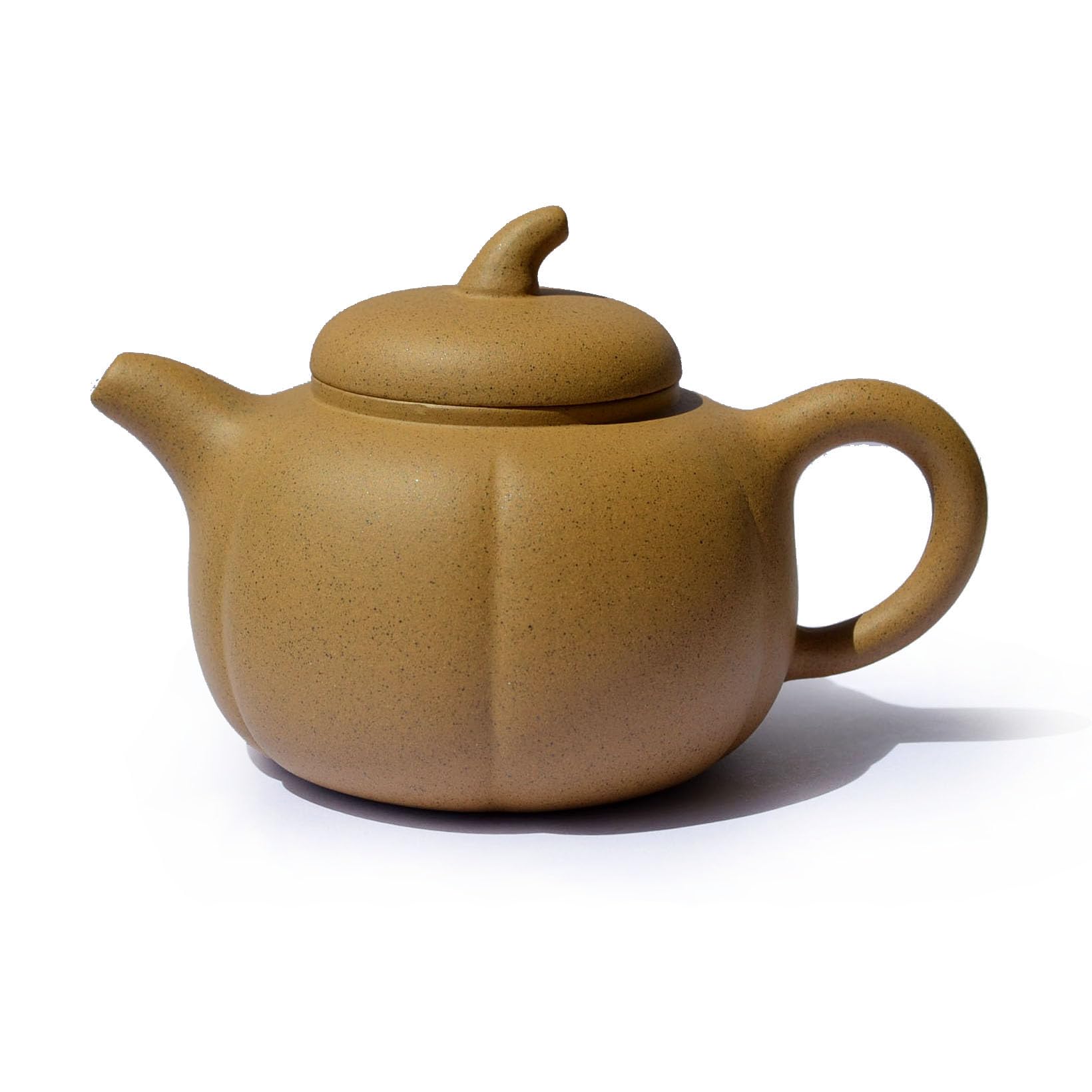 Teapot 8oz Chinese Clay Zisha Tea Pots Yellow Zini Eggplant for Loose Tea Coffee (Yellow)
