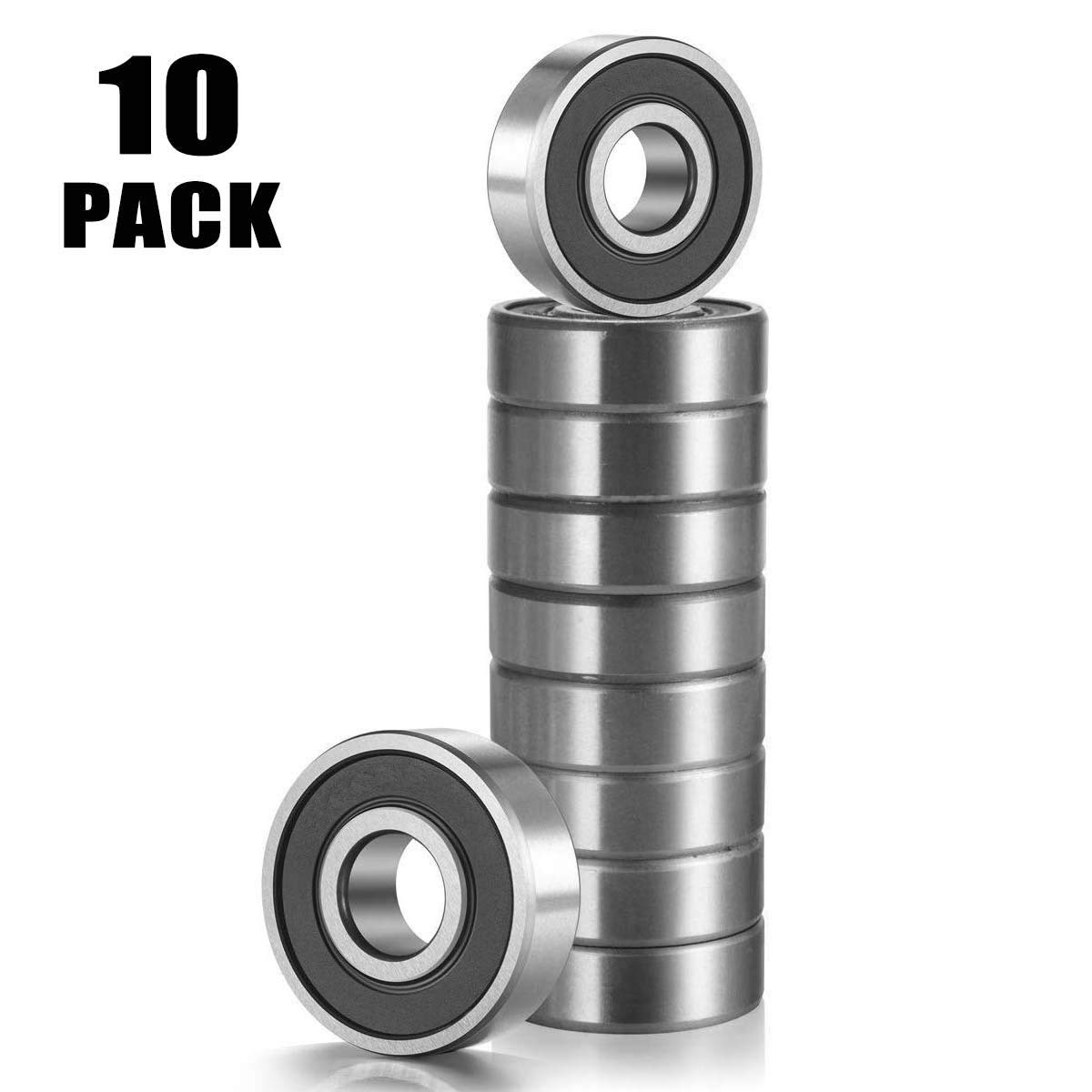 Buy Donepart 62002RS Bearings 10mm Bore, 30mm OD, 9mm Width ABEC3