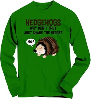 1Tee Girls Hedgehogs Why Don't They Just Share The Hedge Sweatshirt Jumper
