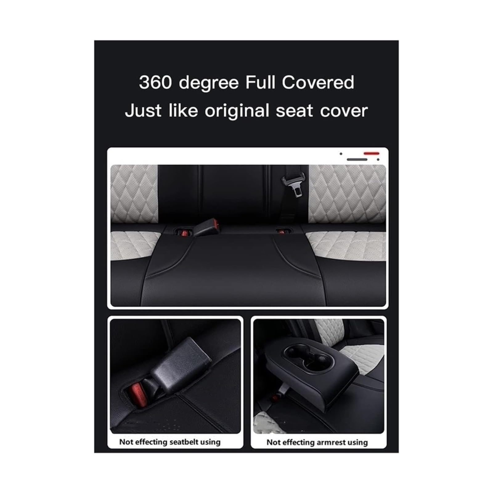 Für Model 3 Für Y 360 Grad Voll Abgedeckt Custom Auto Sitz Abdeckung Set Kissen Schutz Autositzbezüge(5pcs Coffee Set)