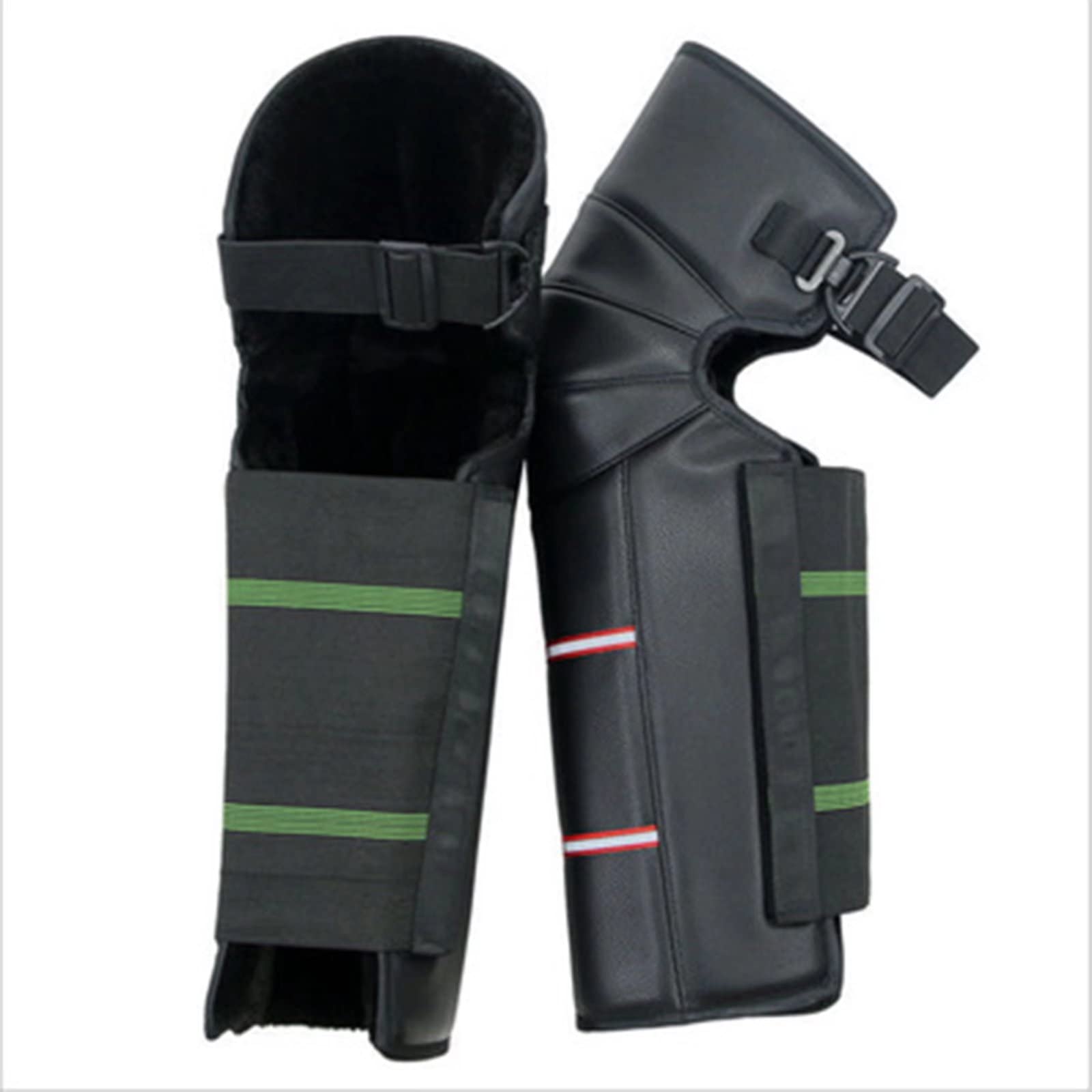 Protège Genoux Moto, épaissir Des Genouillères De Moto Unisexe Genouillères De Moto D'hiver, Genoux Hiver Chaud Etanche Anti-Vent/Froid Kneepad Hiver Pour Les Vélos, Snowboards, Scooters, Skateboards