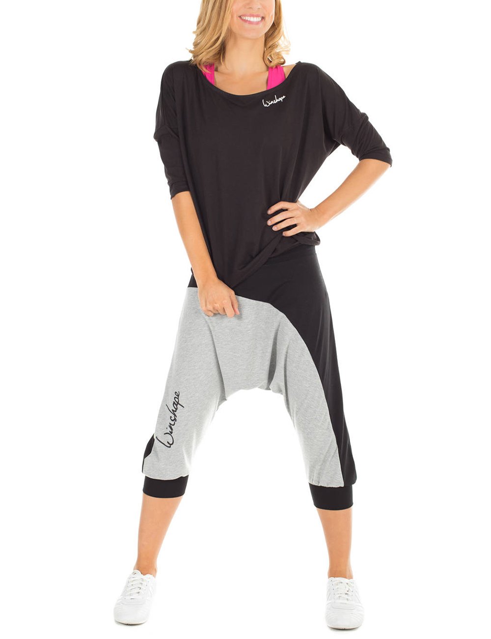 WINSHAPE Ultra Leichtes Damen Modal-3/4-arm Shirt Mcs001 T-Shirt à Manches 3/4 Femme