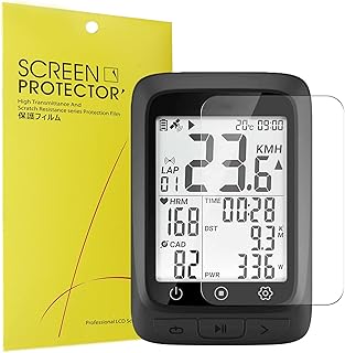 Compatible for COOSPO BC107 Screen Protector, Lamshaw [6 Pack] Full Coverage TPU Clear Film Compatible with COOSPO BC107 Bike GPS