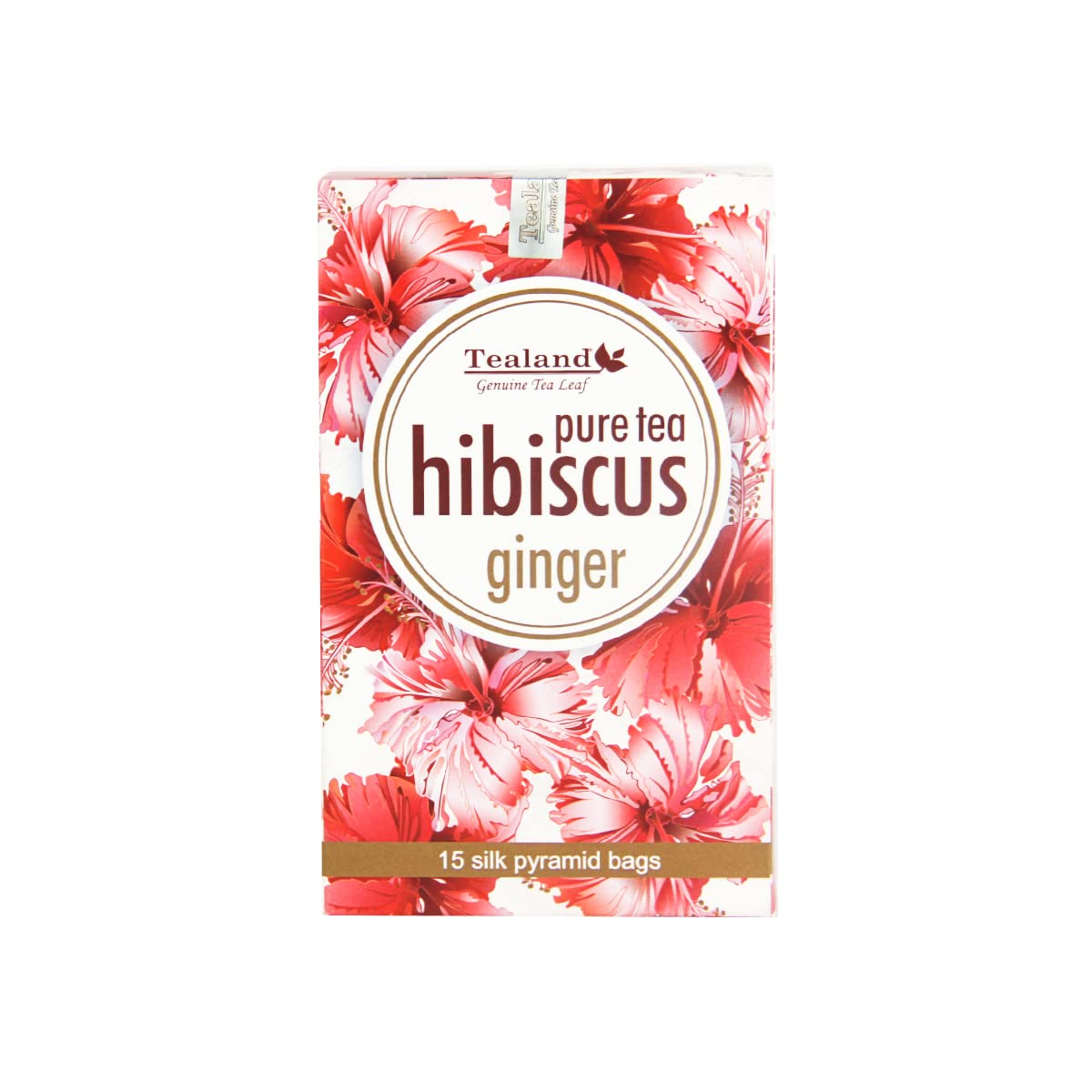 Hibiscus Karkade with Ginger Herbal fine cut blood pressure regulator tea bags 15 pc
