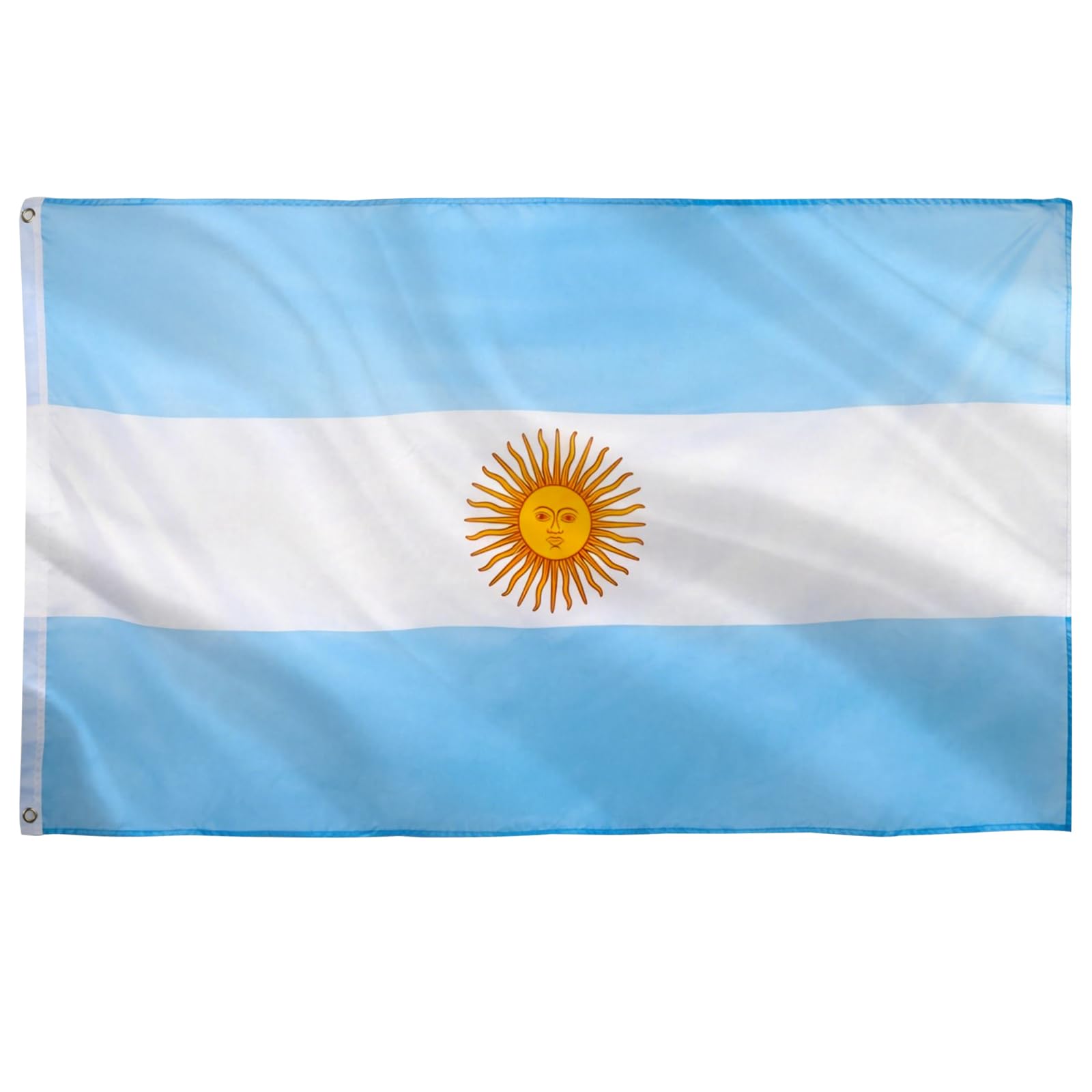 Large Argentina Flag 5ft x 3ft for World Cup 2026 Flag Decorations,Argentina Flag Polyester Double Side with Brass Eyelets for Football Game Day Garden Street Indoor Outdoor — image 1
