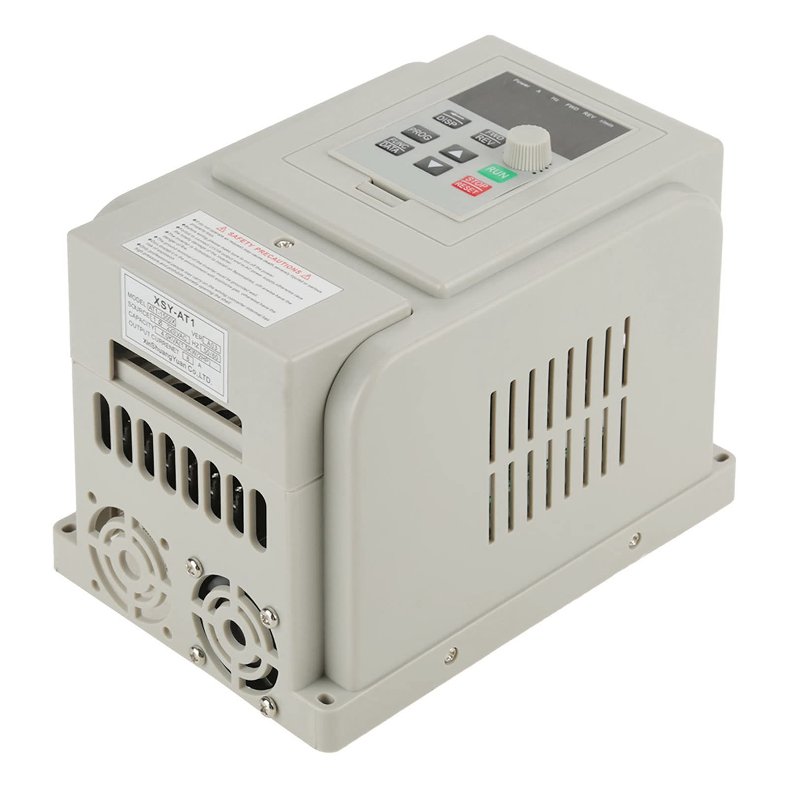 Walfront Variateur VFD AC Onduleur VFD Carrier Réglable 220V 1.5KW pour Le Contrôle de la Vitesse du Moteur