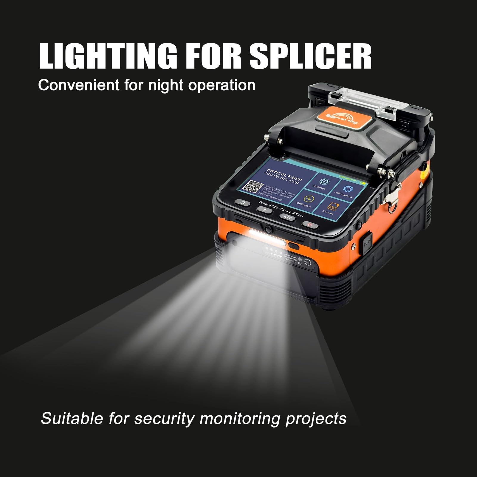 Signal fire Glasfaser Spleißgerät AI-6C Automatische intelligente Präzisions-Glasfaser-Fusionsspleissmaschine FTTH mit 8s Spleissung und 18s Heizung