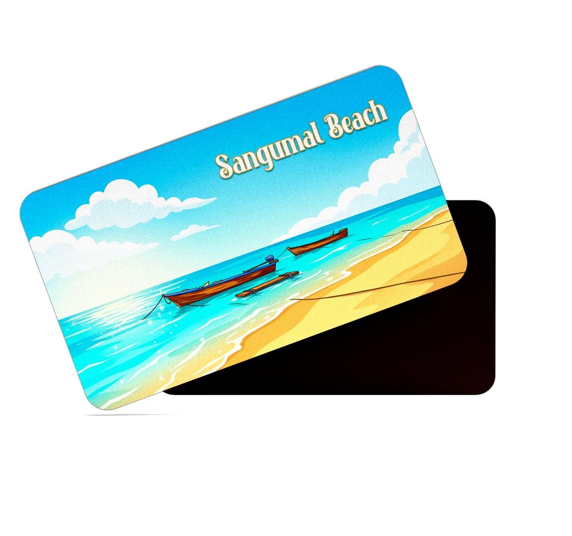 Kerala Beach Fridge Magnet - Dhcrafts -15 Kerala Beach Fridge Magnet - Dhcrafts -15