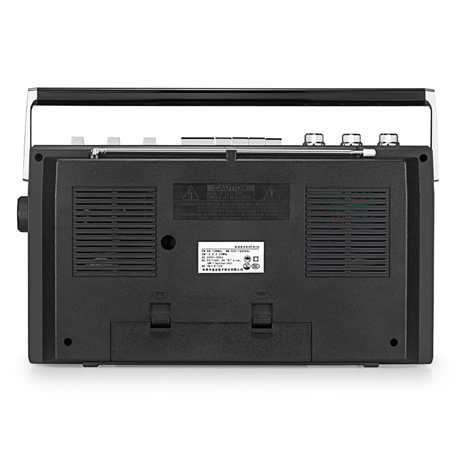 Radio Retro, Casete Boombox, grabadora de Reproductor de Casete de Radio, Radio Am/FM, transmisión inalámbrica, Ranuras USB/Micro SD, Entrada Auxiliar, Conector para auri