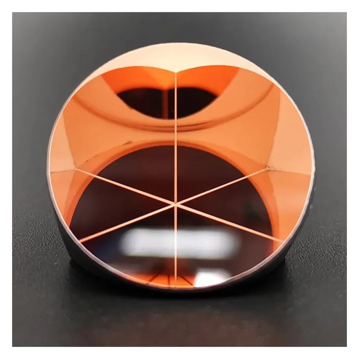 Prismes et kaléidoscopes Dia 64mm Hauteur 48mm BK7 Enduit Coin Cube Prisme trièdre rétroréecteur 5 Faisceau Kits d'optique pour Classe de Sciences