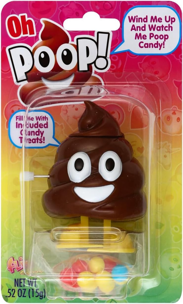 Oh Poop! Emoji Poop Candy Pooper (Rainbow)