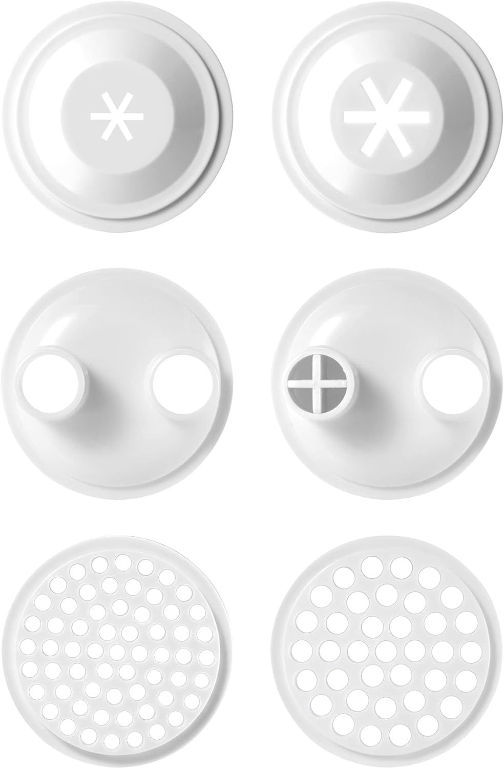 Interchangeable discs and nozzles for Tescoma Dough Press