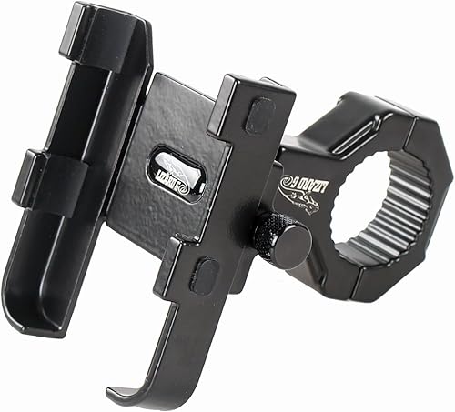 Miniatura 2 de Soporte de teléfono de aluminio para bicicleta, rotación 360, 4.5 a 7 pulgadas Smartphone, abrazadera de montaje para manillar de motocicleta