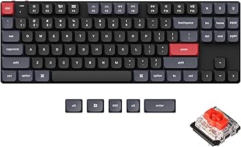 Amazon.com: Keychron K1 Pro RGB Ultra-Slim QMK/VIA Custom