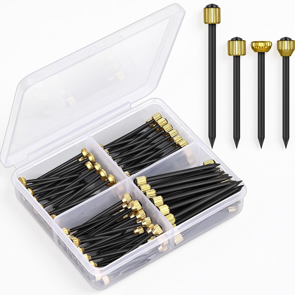 Serplex® 90Pcs Picture Hanging Nails Set, Alloy Steel Wall Nails with Gold Brass Heads, 3 Sizes Picture Hangers Photo Hanger for Frames, Mirrors and Wall Decor, Includes Organized Storage Box-image-13