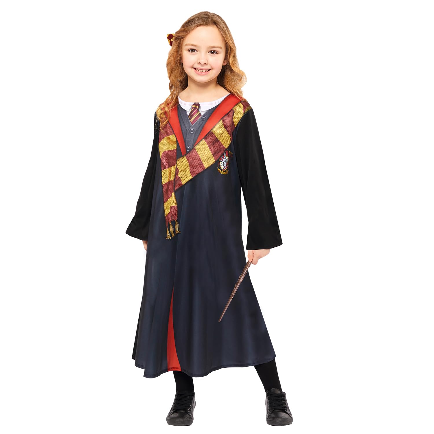 amscan Child Girls Officially Licensed Warner Bros. Deluxe Hermione Robe Book Day Week Fancy Dress Costume