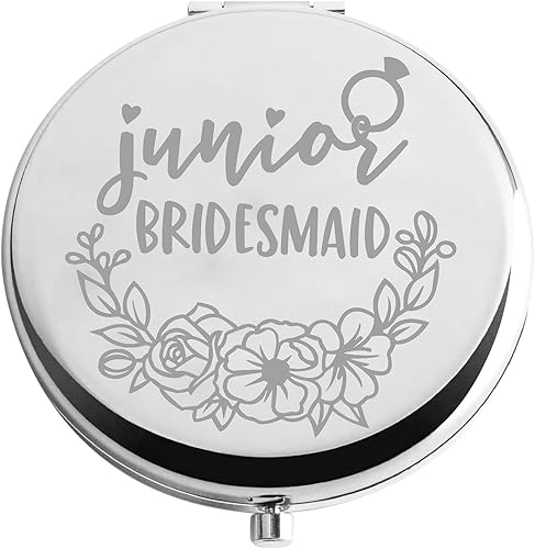 POTIY Espejo de dama de honor junior, regalo de dama de honor para dama de honor junior, espejo de dama de honor, fiesta nu