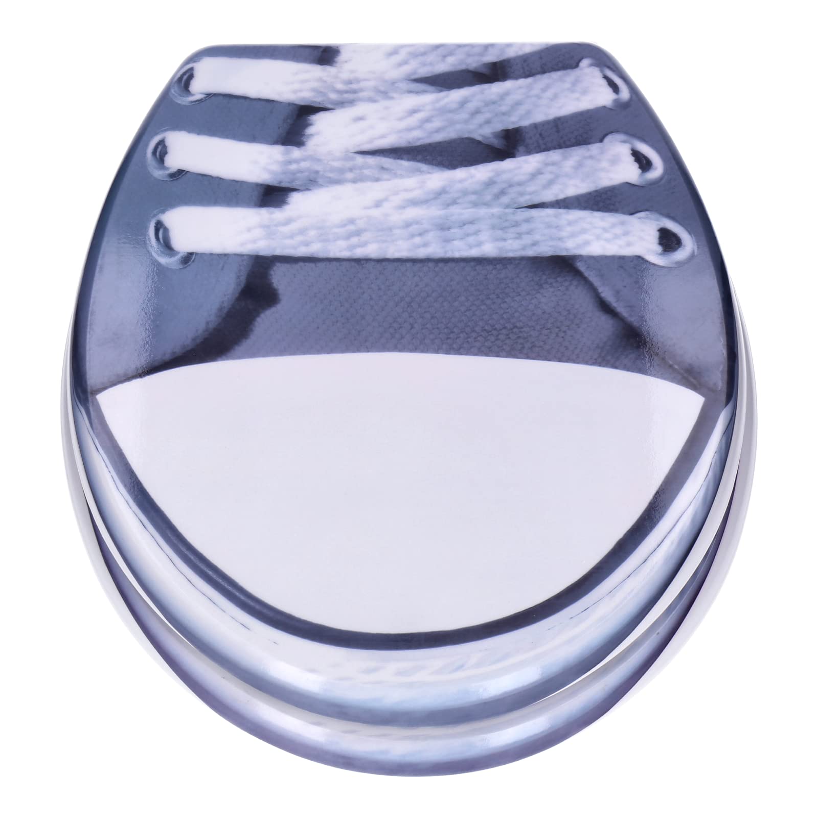 Talk-Point Shoe Georges 2019 Edition Mdf Toilet Seat With Soft-Close Mechanism In Various Designs