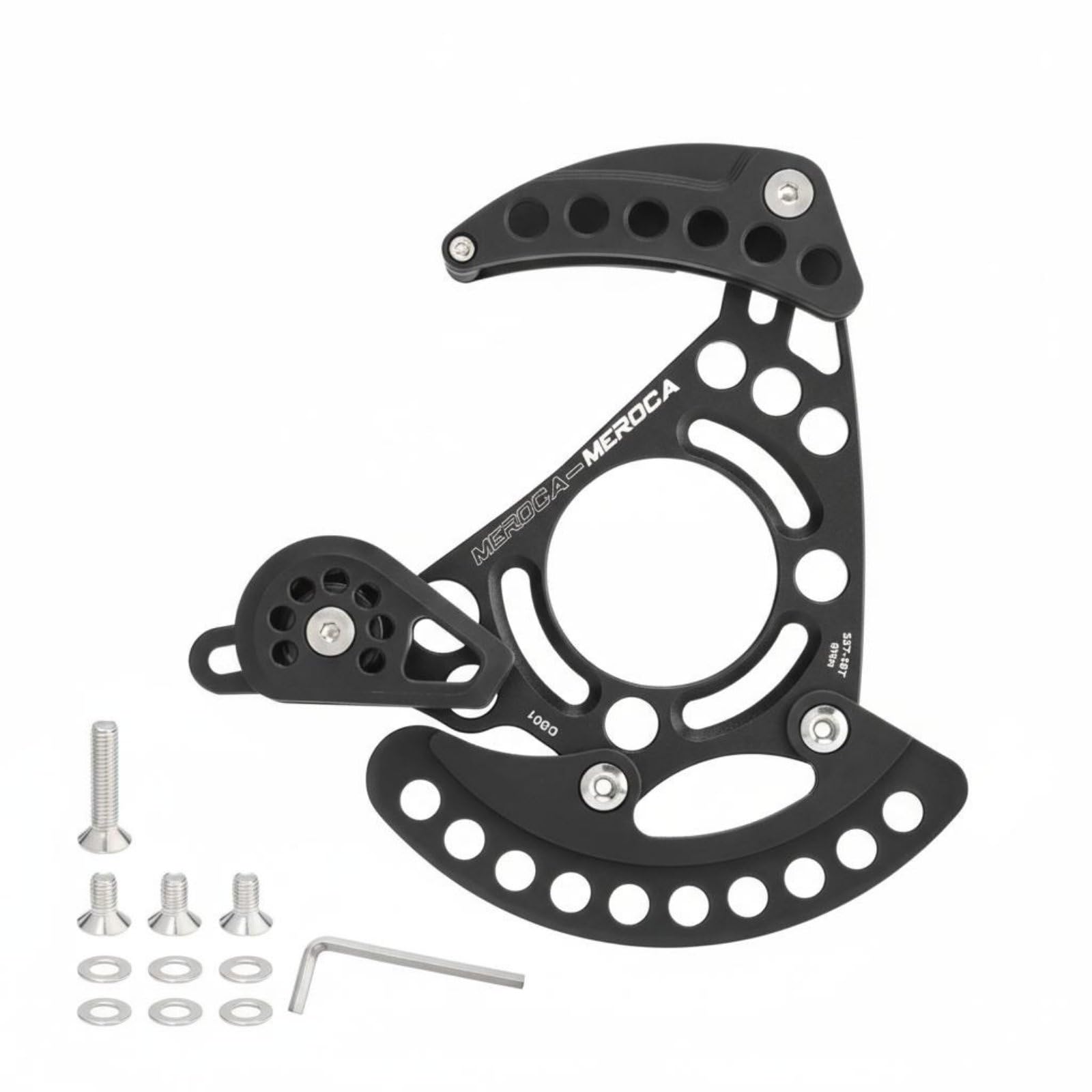 predolo Stabilizzatore Catena Monocorona Lega di Alluminio Guidacatena per Mountain Bike Lavorazione CNC Tendicatena per Bici da DH Downhill, Fuoristrada