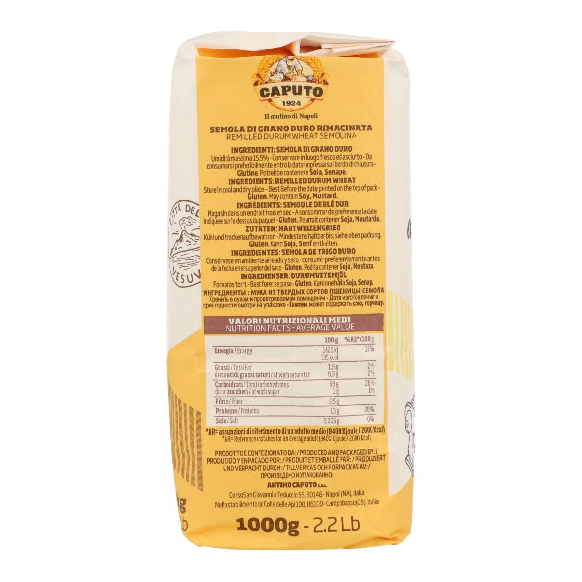 Molino Caputo Pizzamehl Set - 8kg Pizzeria und 2kg Semola