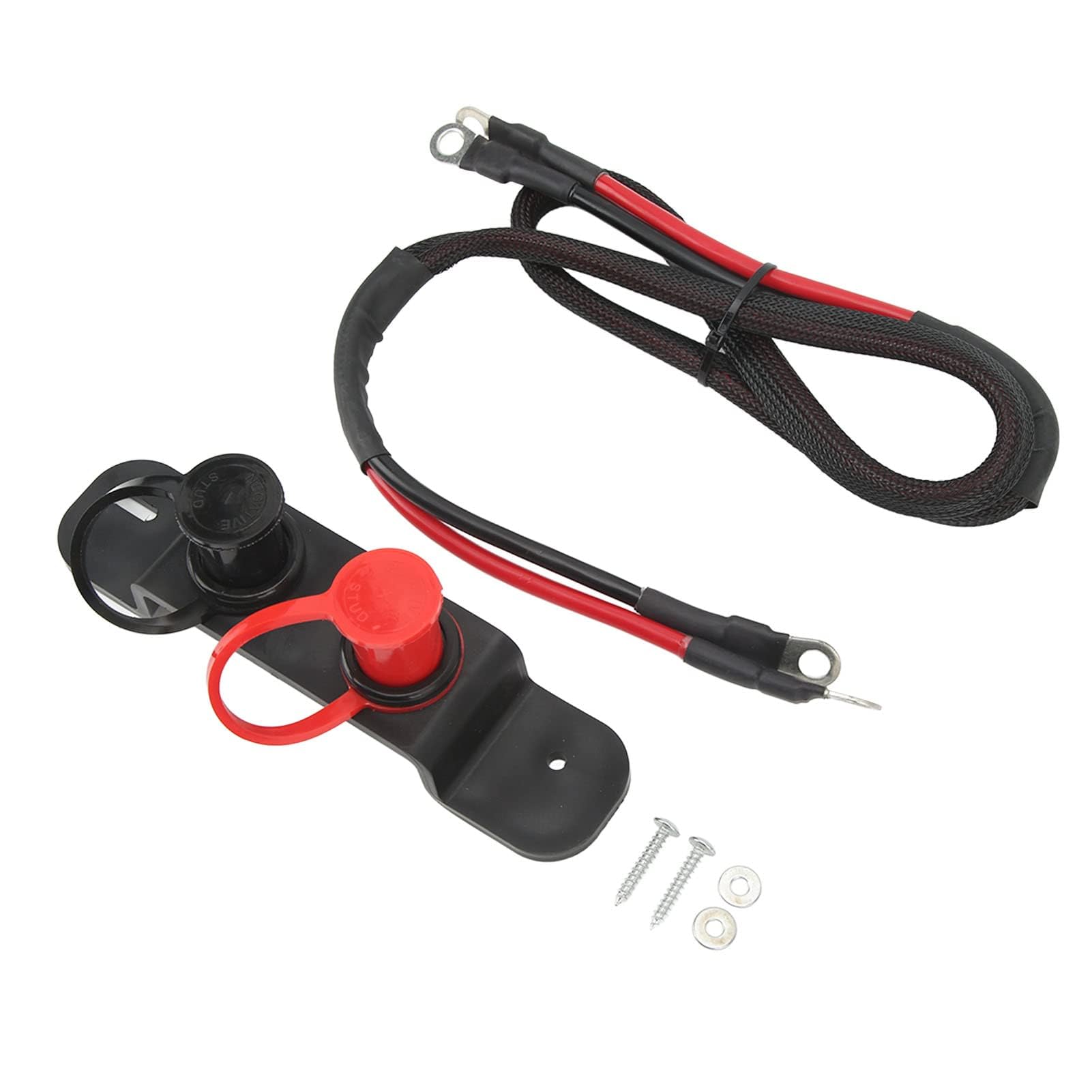 Batterie-Fernklemmen Set Abschaltbare Polklemmen mit 4 Gauge Kabel – Kompatibel mit UTV, ATV, Auto, LKW, Wohnmobil, Boot, Traktor – für Tiefsee- und Not-Aus-Anwendungen