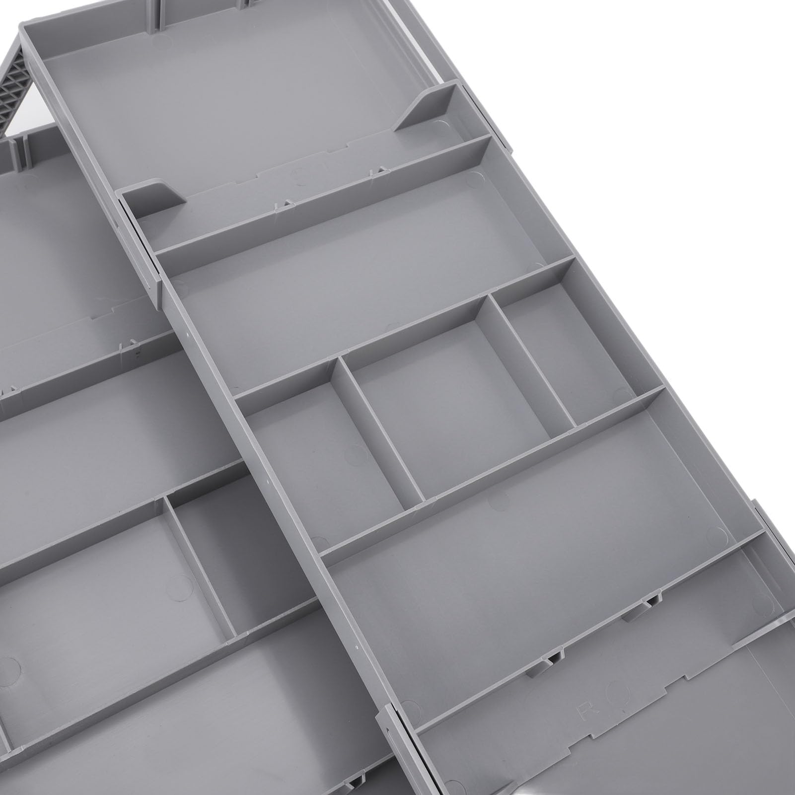 Multi -Level -Schubladen Organizer, Intelligenter Schubladen Organizer Erweiterbarer Kleiner Schubladenklapper Intelligenter Tabletttisch für Küche, Make up, Schmuck, Schreibtisch, (2 Etagen)