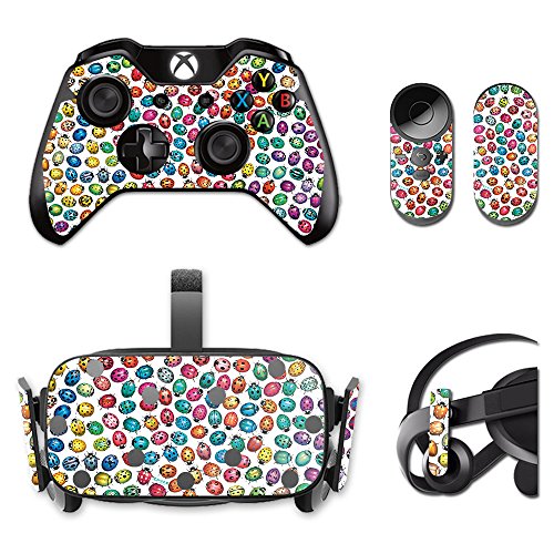 MightySkins Skin Compatible with Oculus Rift CV1 – Color Bugs | Protective, Durable, and Unique Vinyl Decal wrap Cover | Easy to Apply, Remove, and Change Styles | Made in The USA