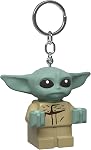 LEGO Star Wars The Mandalorian Grogu Large 2 Inch Tall Figure Keychain Light (KE179AH), Green