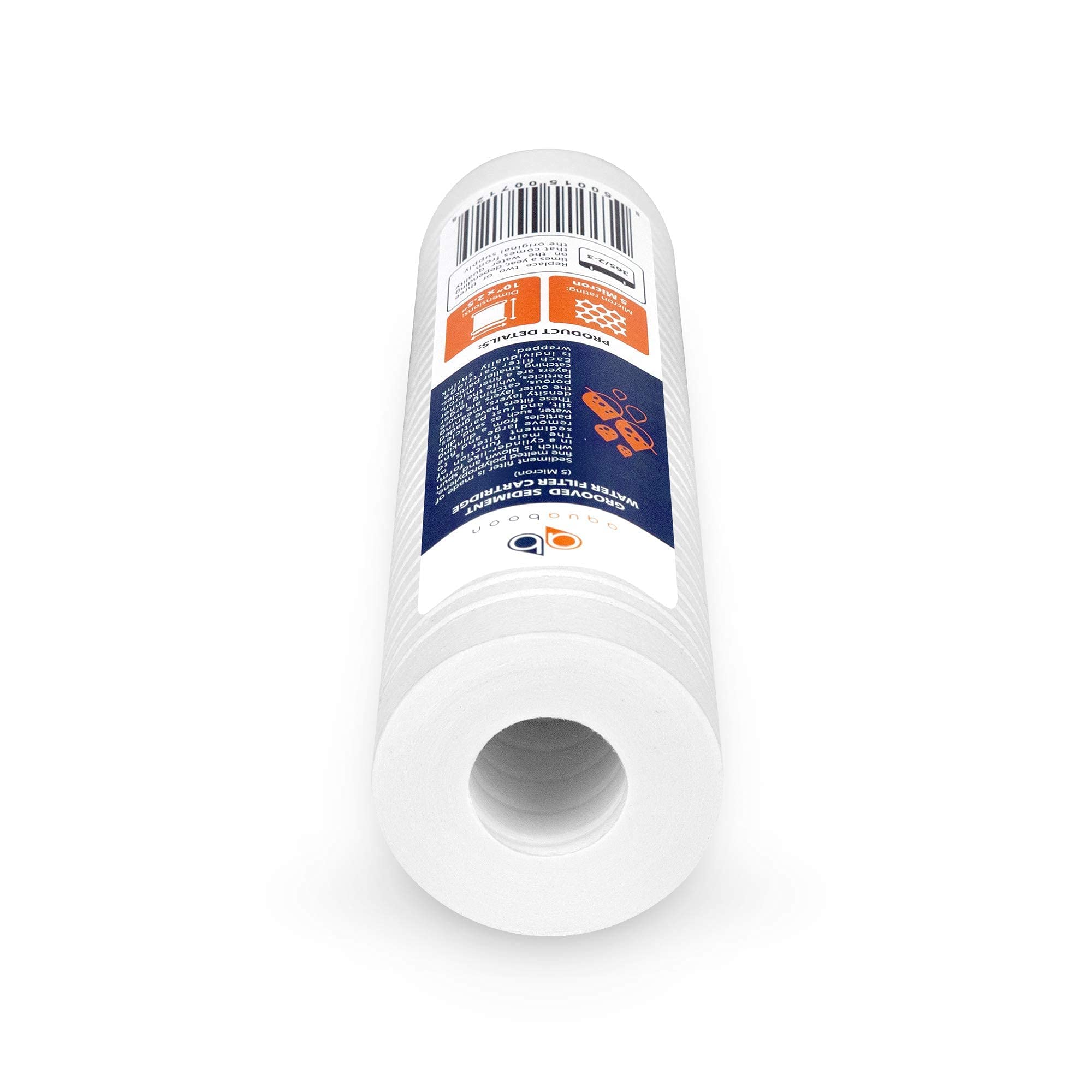 rainuré sédiments cartouche filtre à eau 25,4 x 6,3 cm pour n'importe quel RO unité par Aquaboon