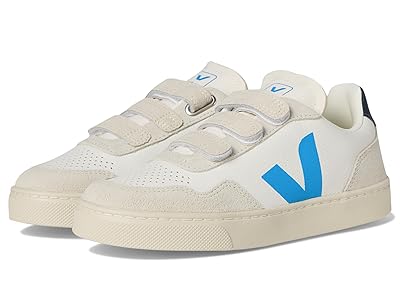 VEJA Kids Small V-90 Origanically Traced Leather (Little Kid/Big Kid) Kids Shoes Extra White/Egee : Unisex EU 32 (US 1 Little Kid) M