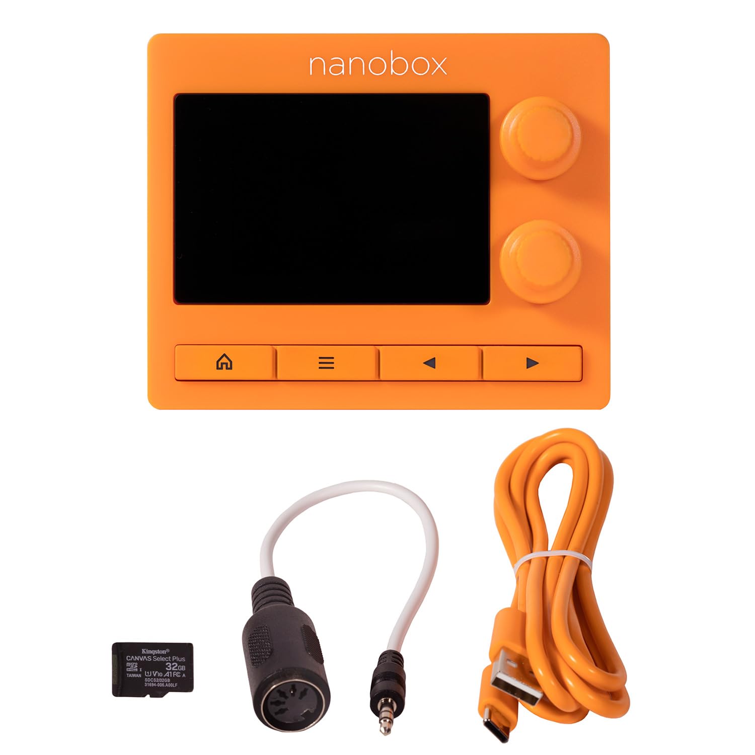 Amazon | 1010MUSIC nanobox | tangerine – Compact Streaming Sampler