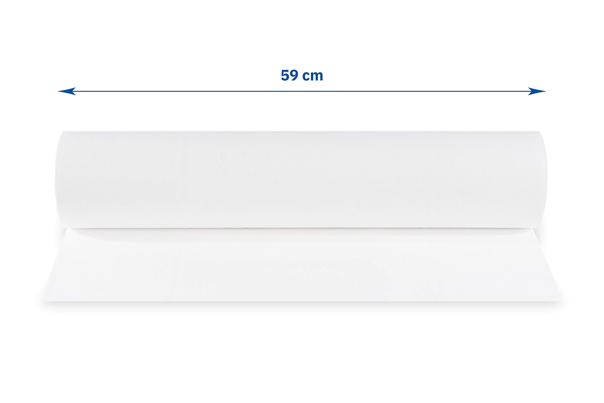 SemyTop ST-88160 Rollos de tapa, 2 capas, 60 cm x 45 m, blanco brillante, paquete de 9