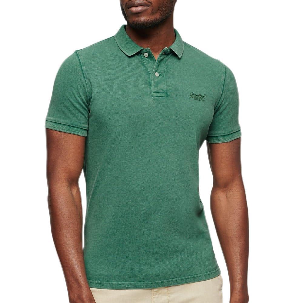 Superdry Men's 2Lu Vint Destroy Polo Undershirt, Xxl