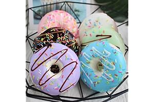 6PCS Artificial Fake Food Model Donuts for Decoration and Photography